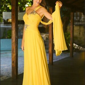 Yellow Prom dress